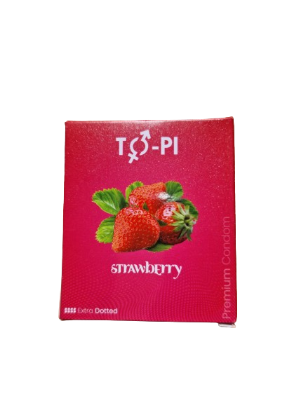 strawberry flavour condom